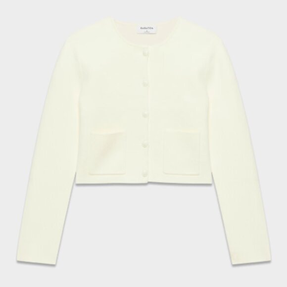 Aritizia Babaton Notable Cardigan in Light Birch Size Extra Small XS - Picture 4 of 11